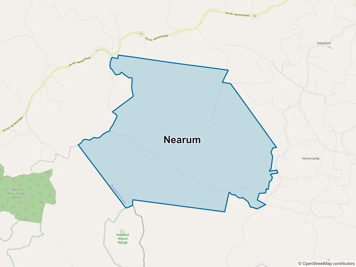 Map of Nearum, QLD, Australia