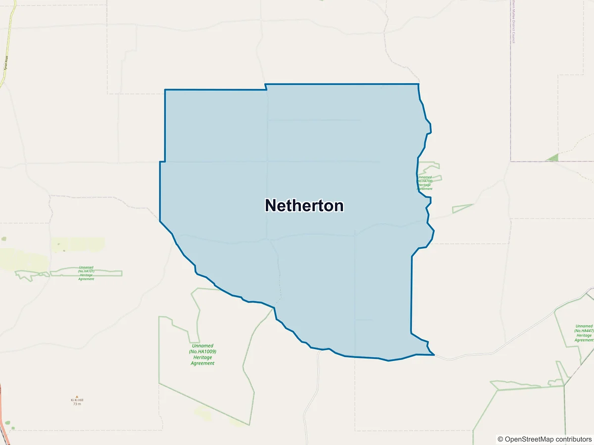 Map of Netherton, SA, Australia