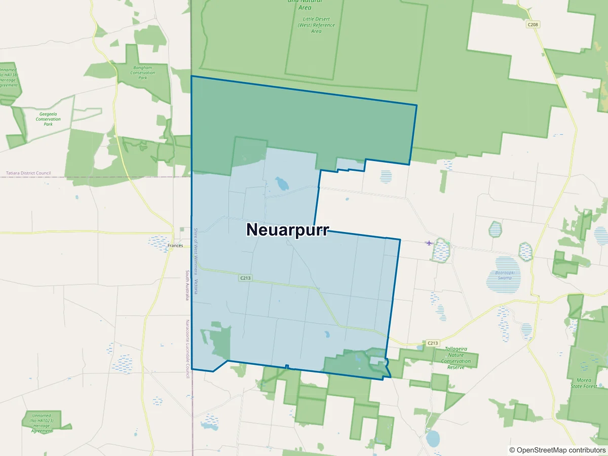 Map of Neuarpurr, VIC, Australia