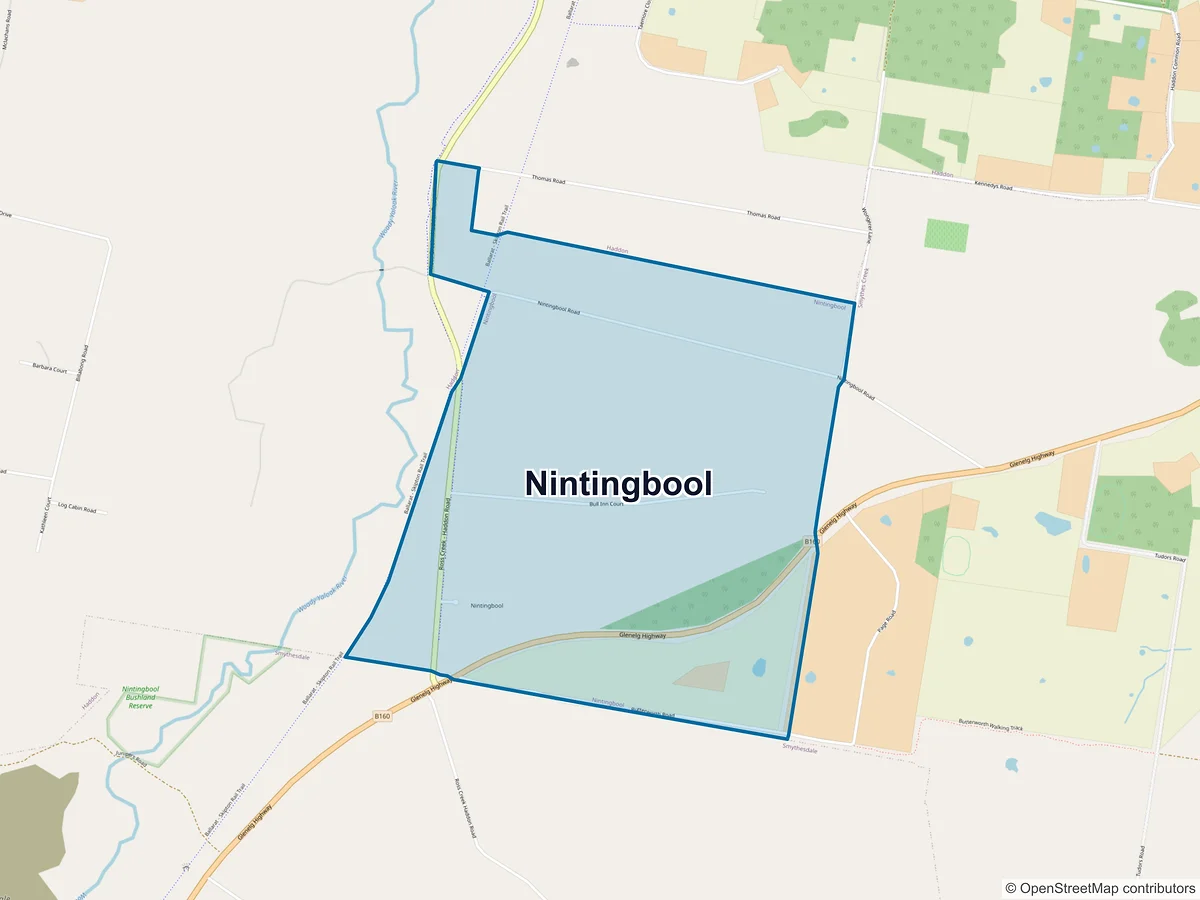 Map of Nintingbool, VIC, Australia