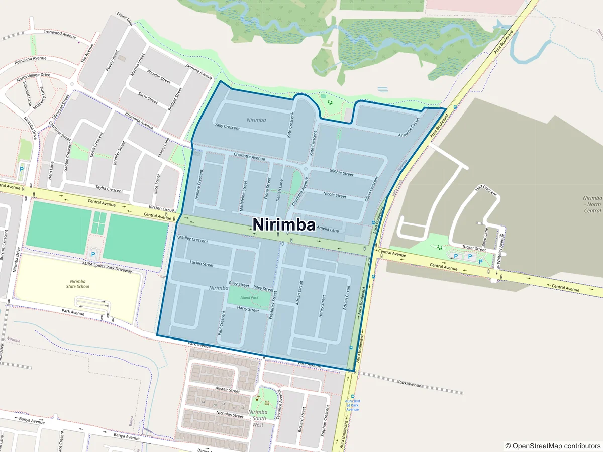 Map of Nirimba, QLD, Australia