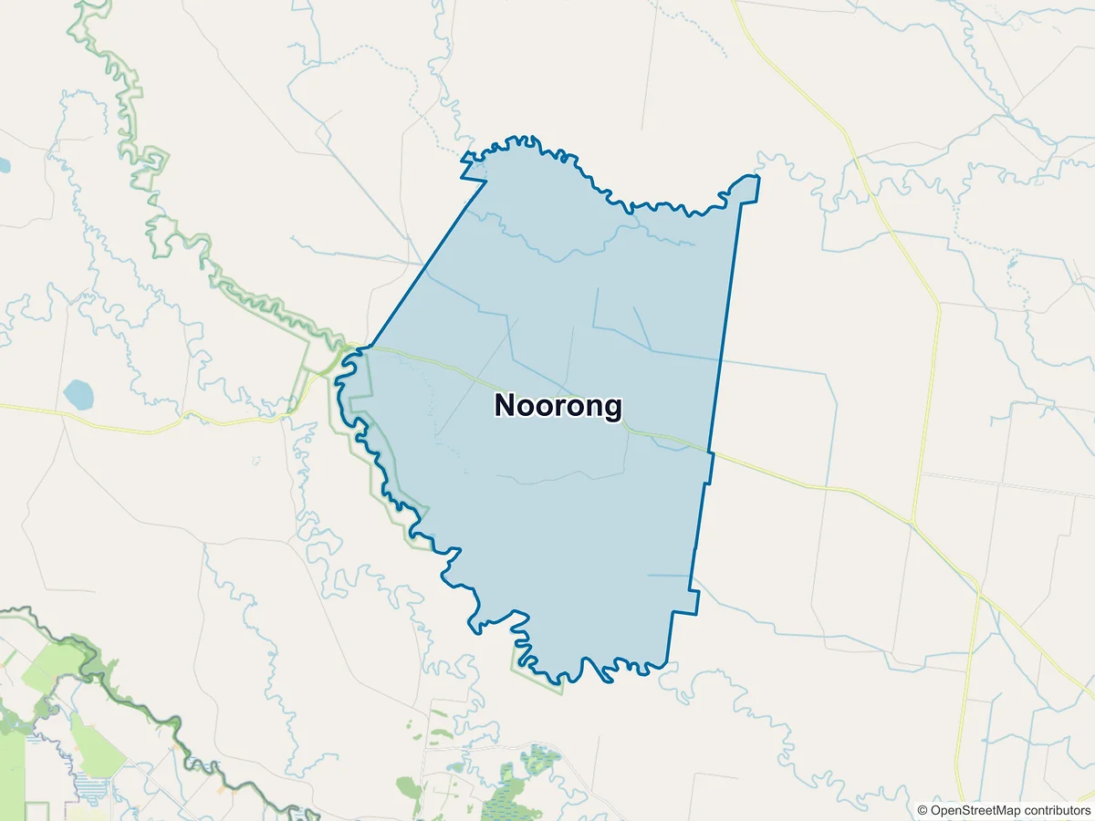 Map of Noorong, NSW, Australia