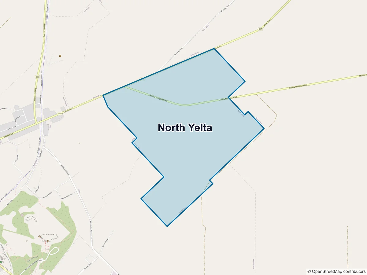 Map of North Yelta, SA, Australia