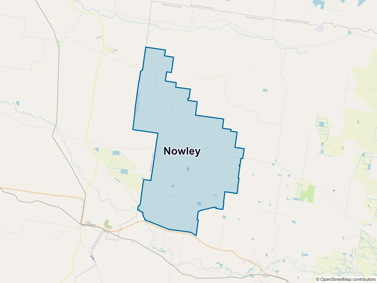 Map of Nowley, NSW, Australia