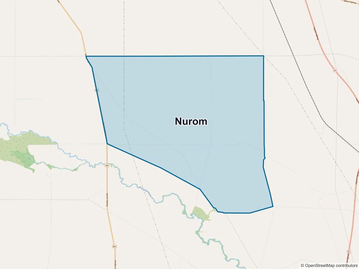 Map of Nurom, SA, Australia