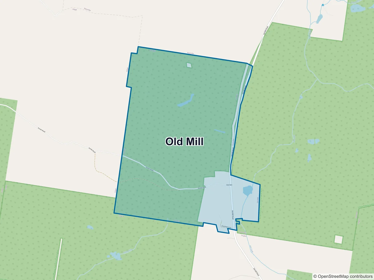 Map of Old Mill, NSW, Australia