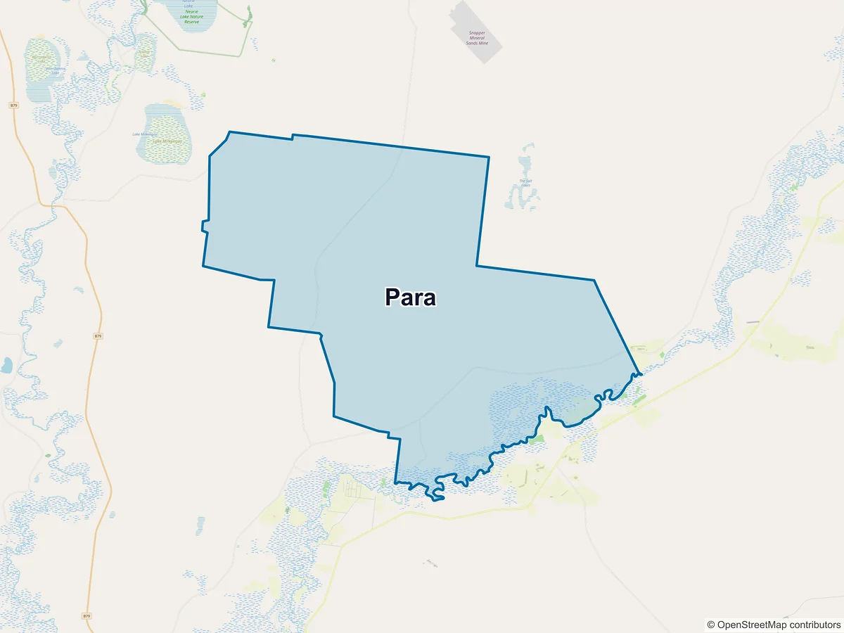 Map of Para, NSW, Australia
