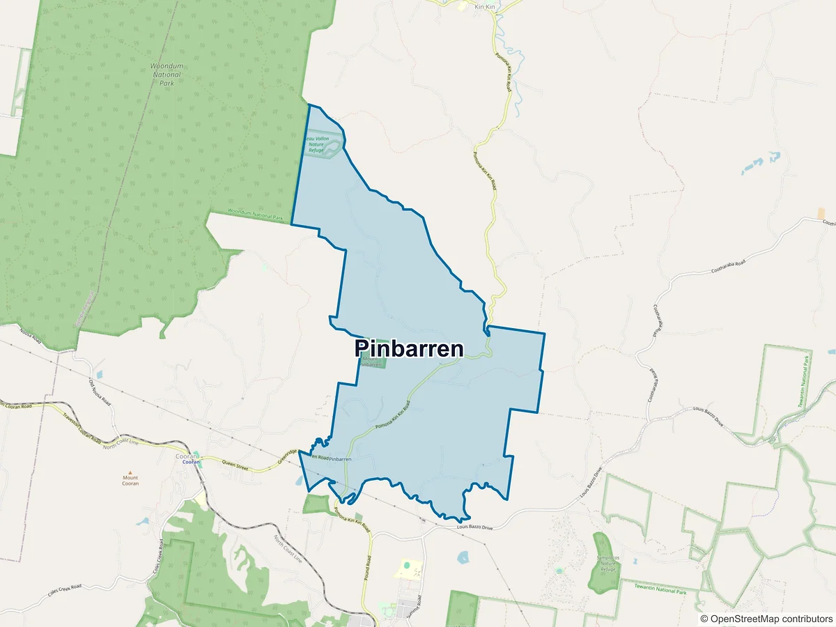 Map of Pinbarren, QLD, Australia
