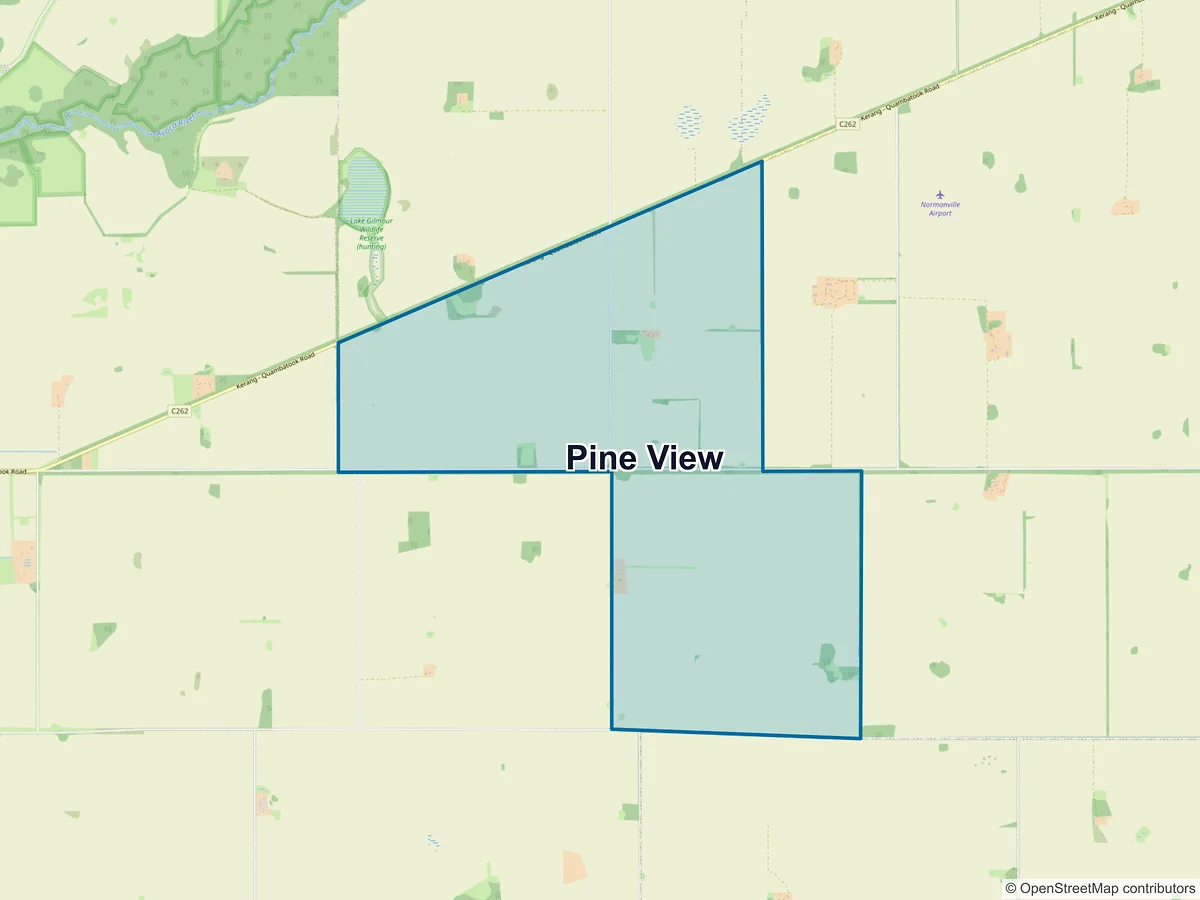 Map of Pine View, VIC, Australia