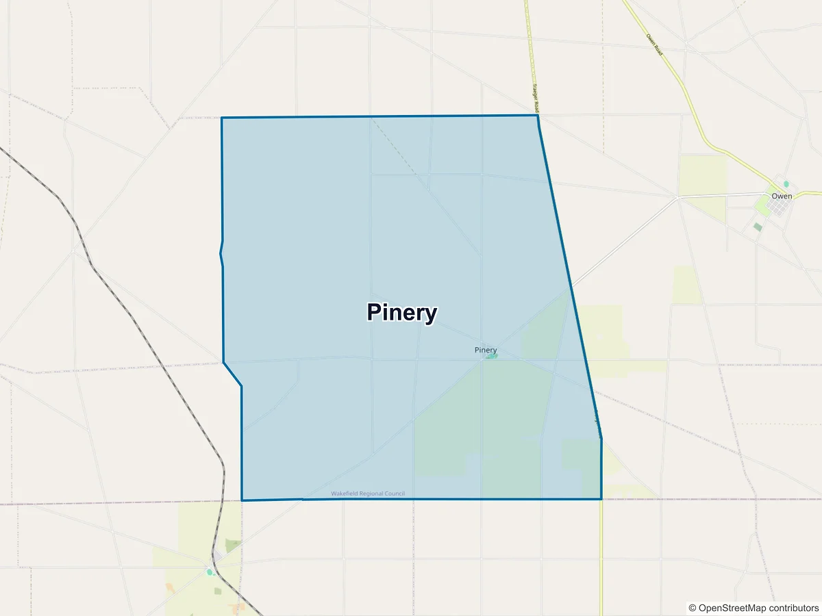 Map of Pinery, SA, Australia