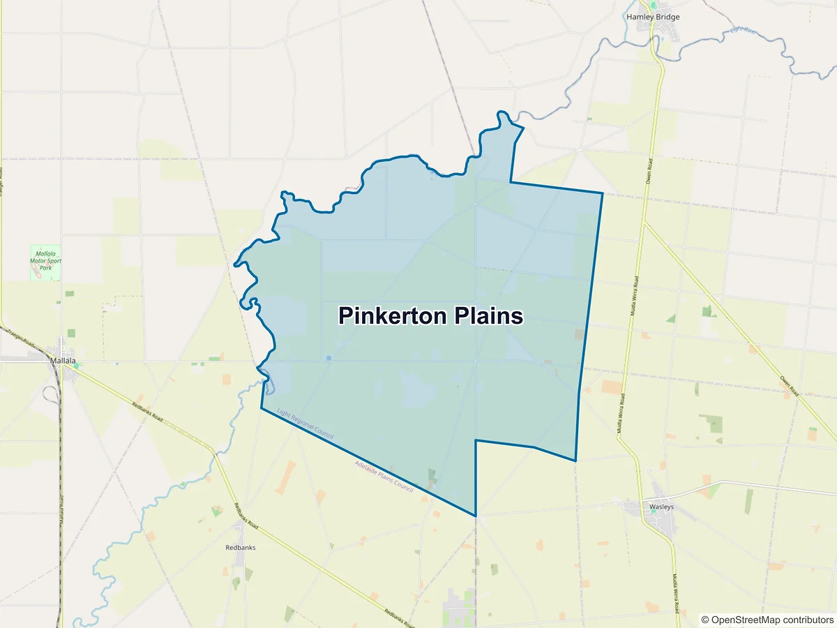 Map of Pinkerton Plains, SA, Australia