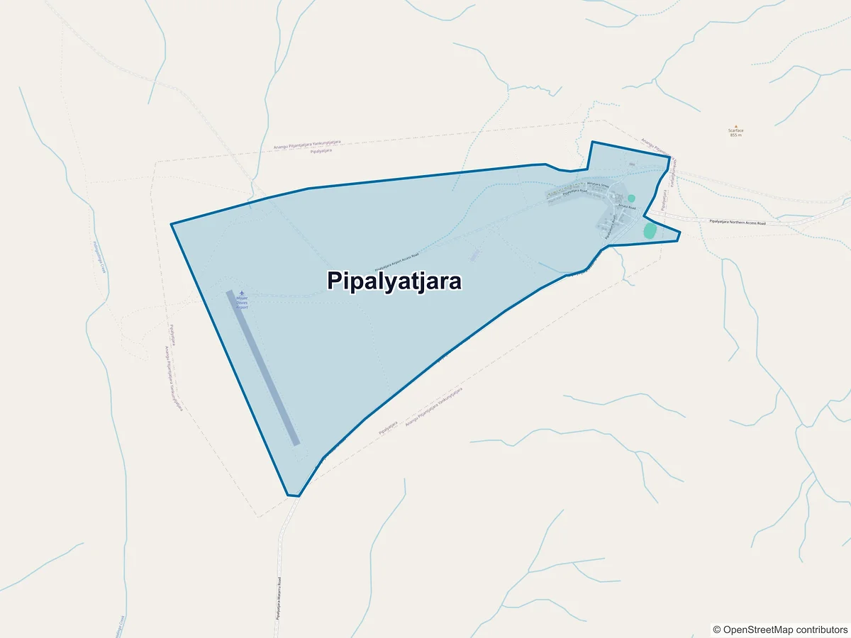 Map of Pipalyatjara, SA, Australia
