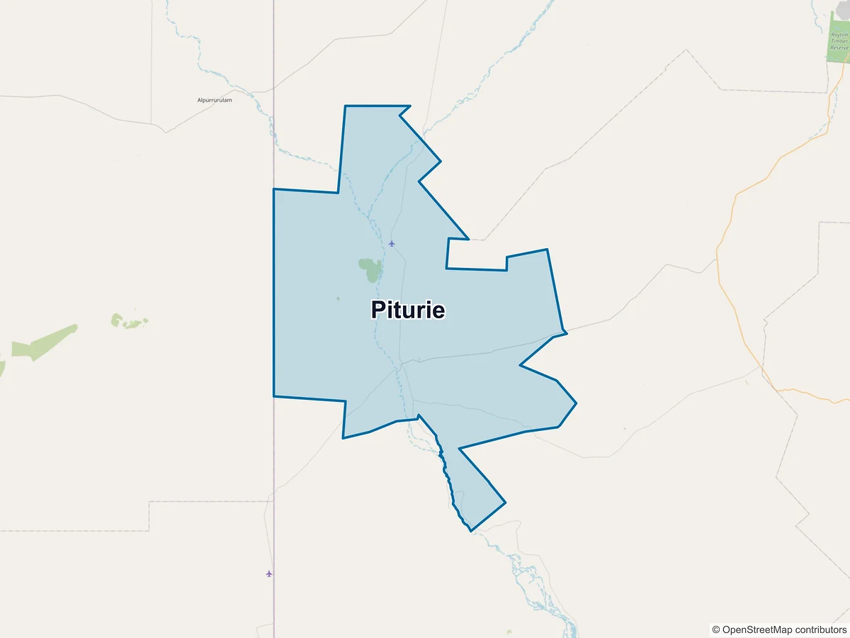 Map of Piturie, QLD, Australia