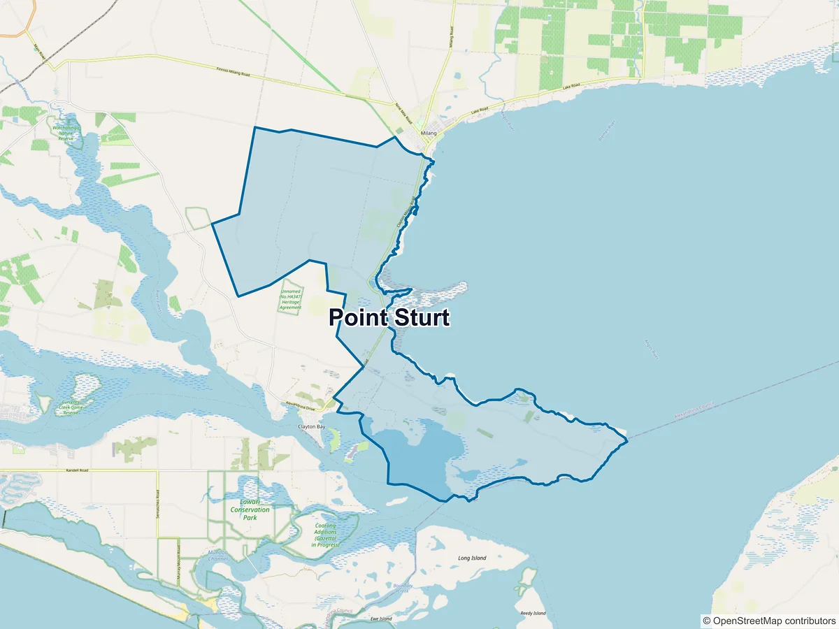 Map of Point Sturt, SA, Australia