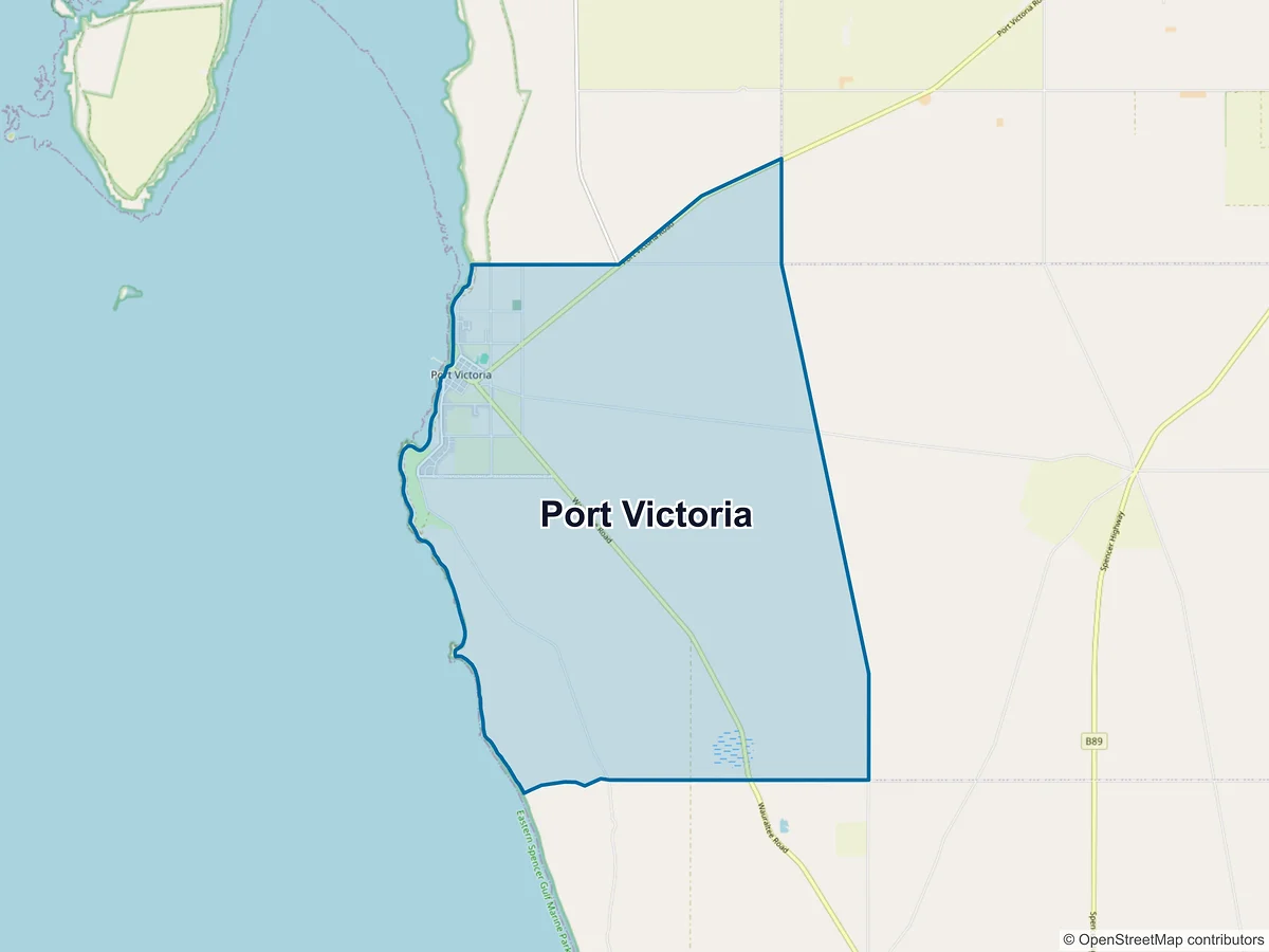 Map of Port Victoria, SA, Australia