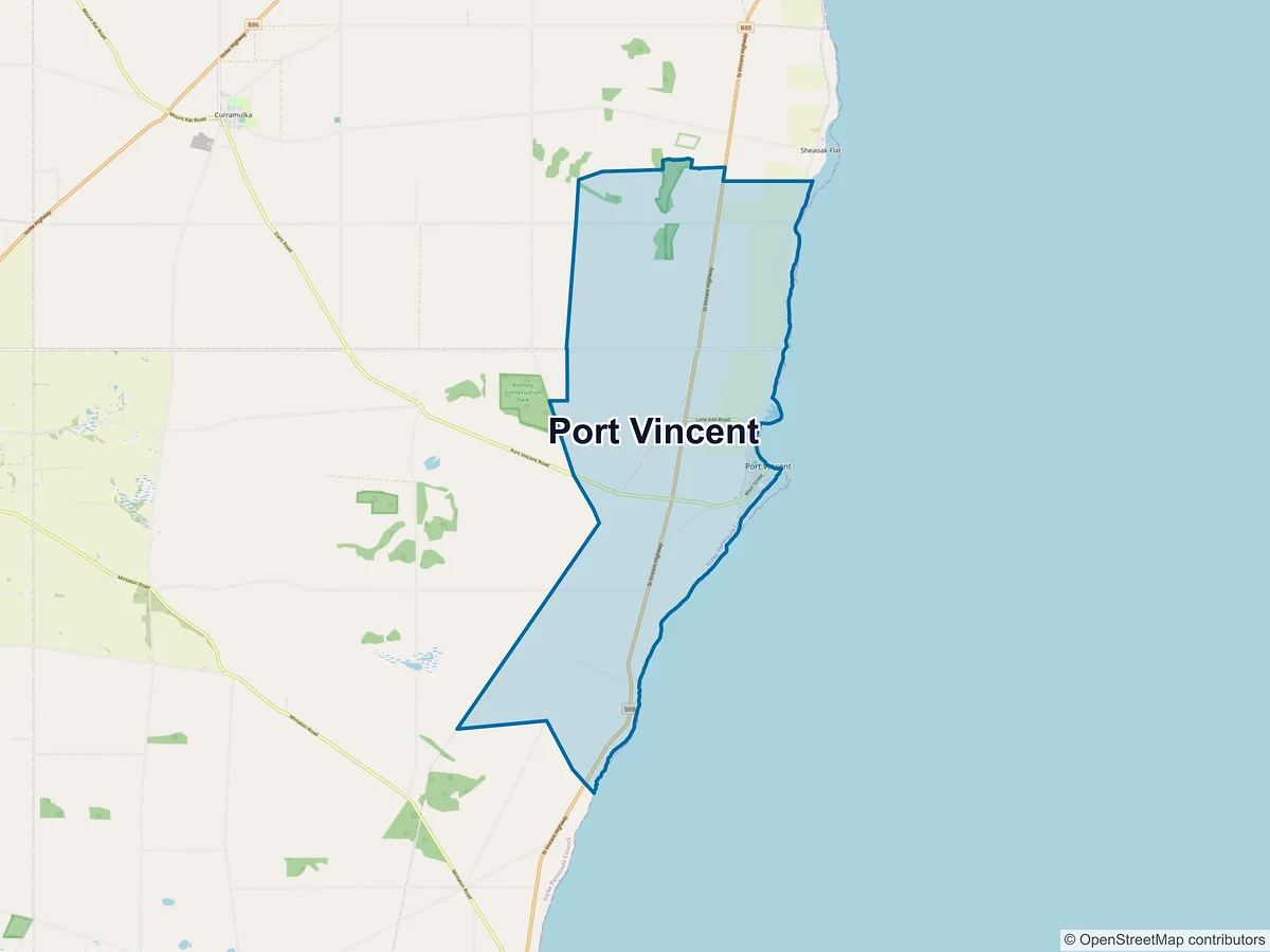 Map of Port Vincent, SA, Australia