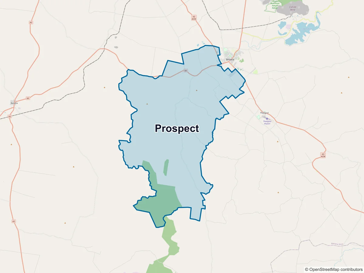 Map of Prospect, QLD, Australia