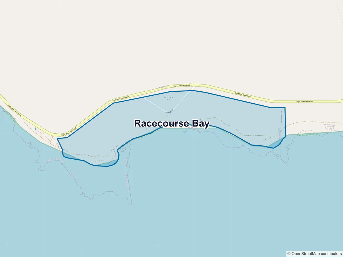 Map of Racecourse Bay, SA, Australia