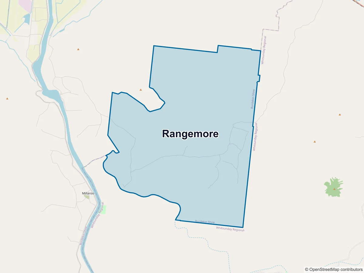 Map of Rangemore, QLD, Australia