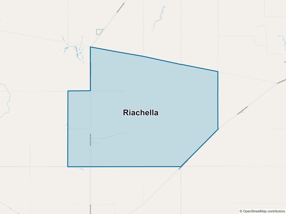 Map of Riachella, VIC, Australia