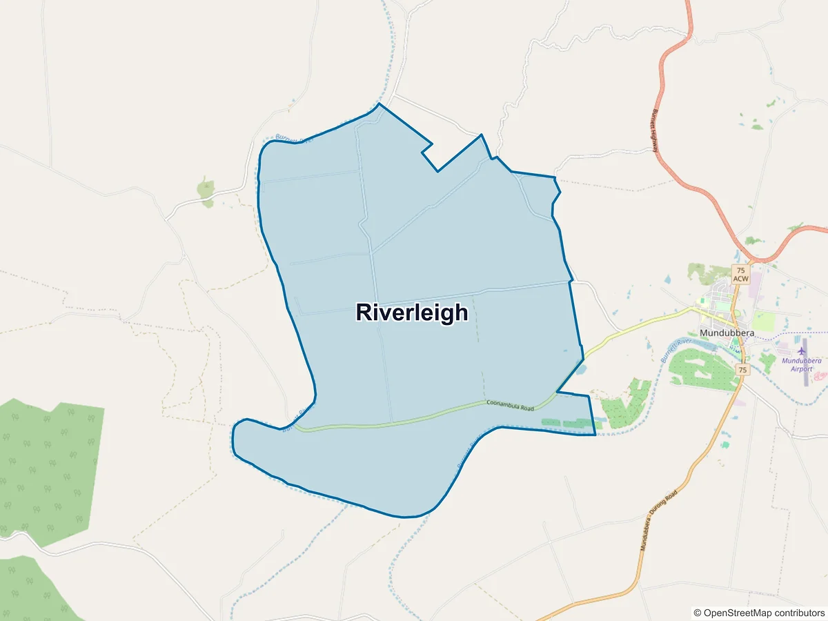 Map of Riverleigh, QLD, Australia