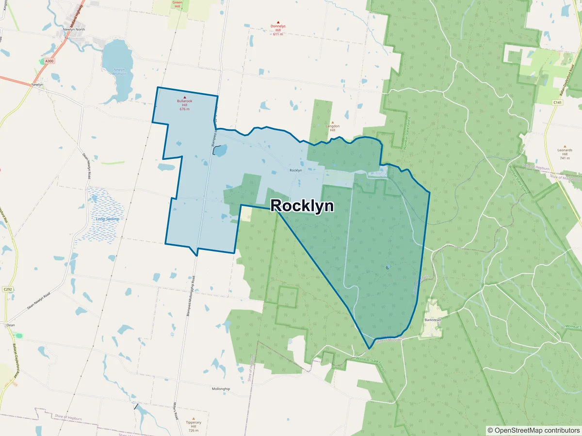Map of Rocklyn, VIC, Australia
