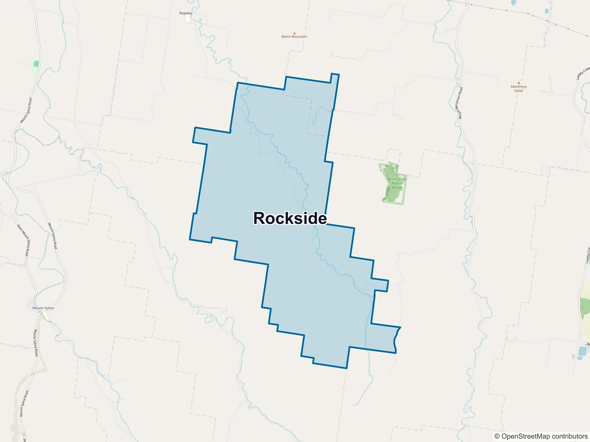 Map of Rockside, QLD, Australia