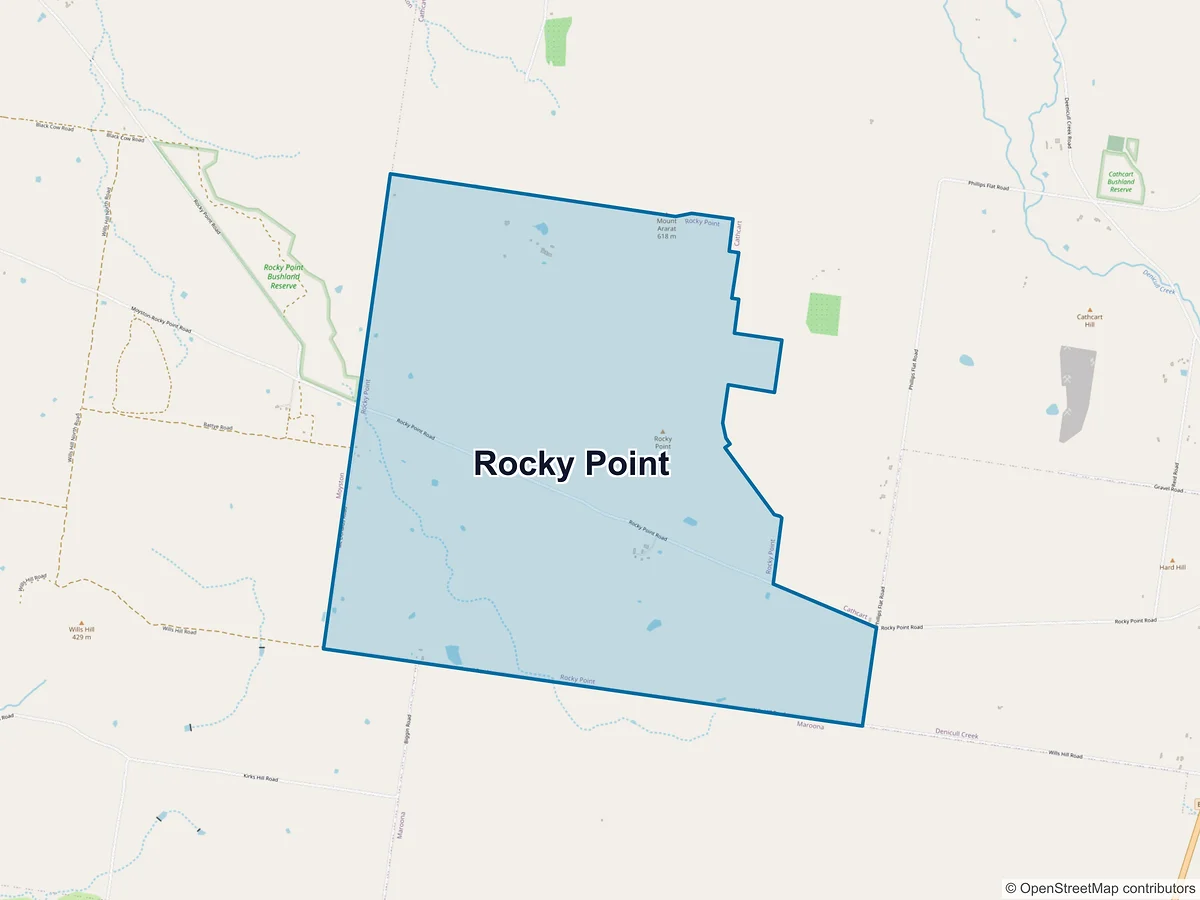 Map of Rocky Point, VIC, Australia
