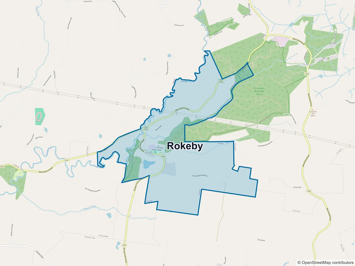 Map of Rokeby, VIC, Australia