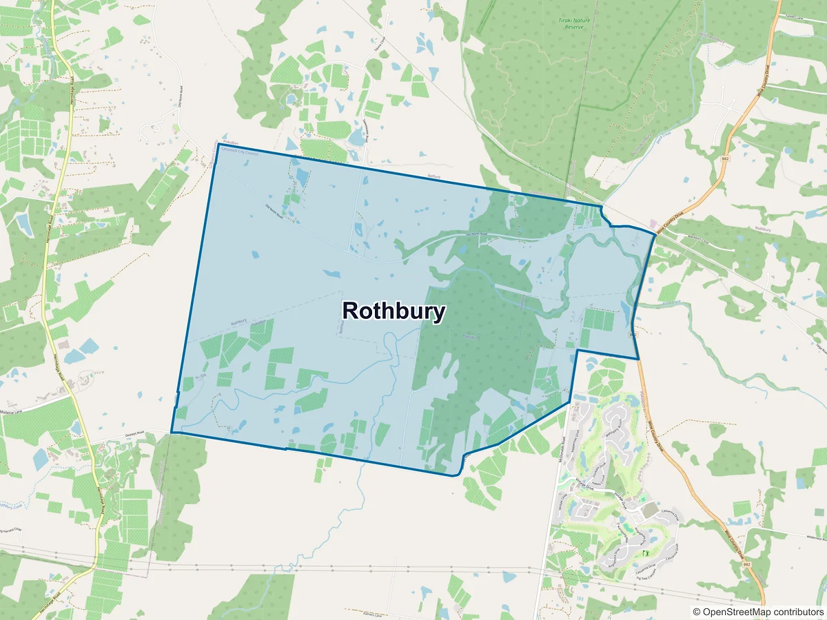 Map of Rothbury, NSW, Australia