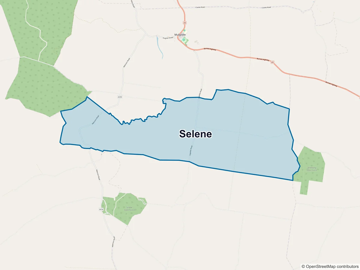 Map of Selene, QLD, Australia