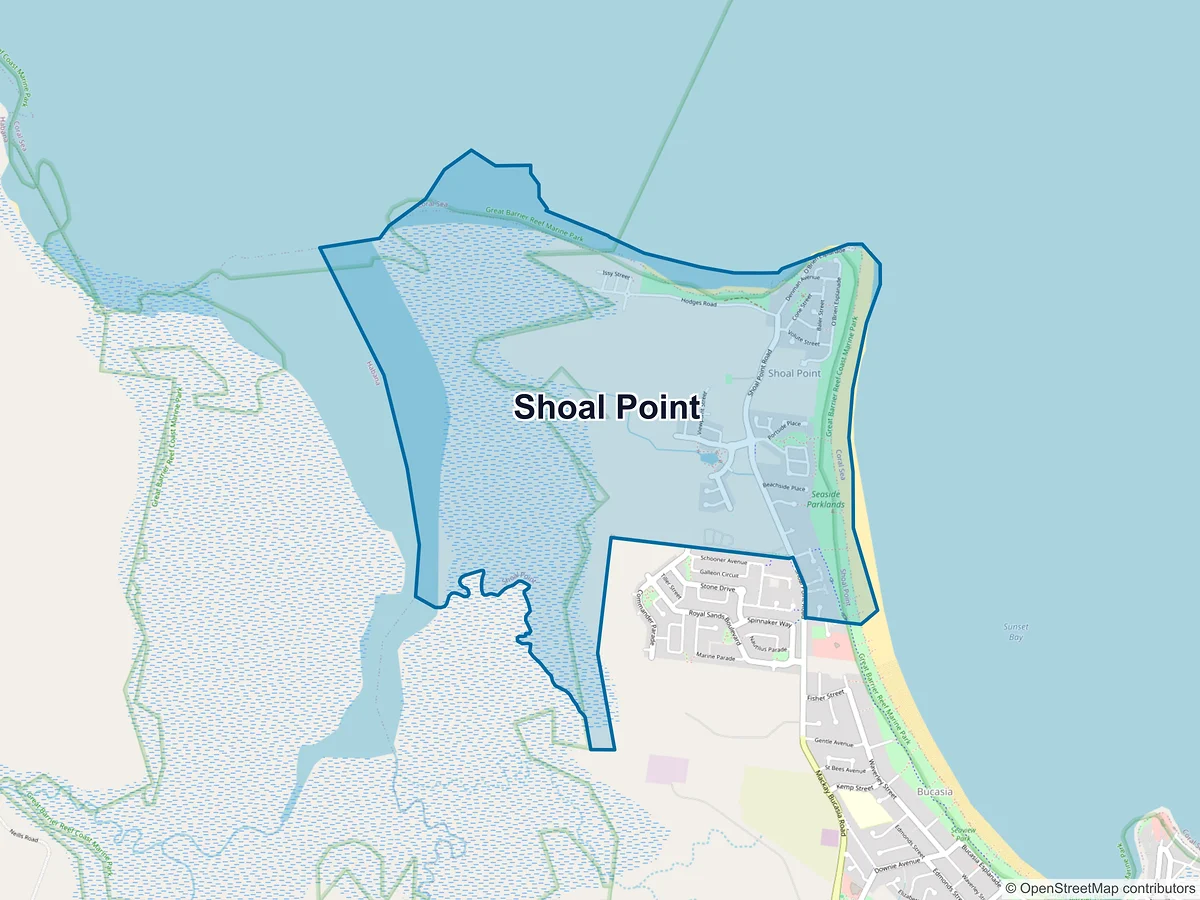 Map of Shoal Point, QLD, Australia