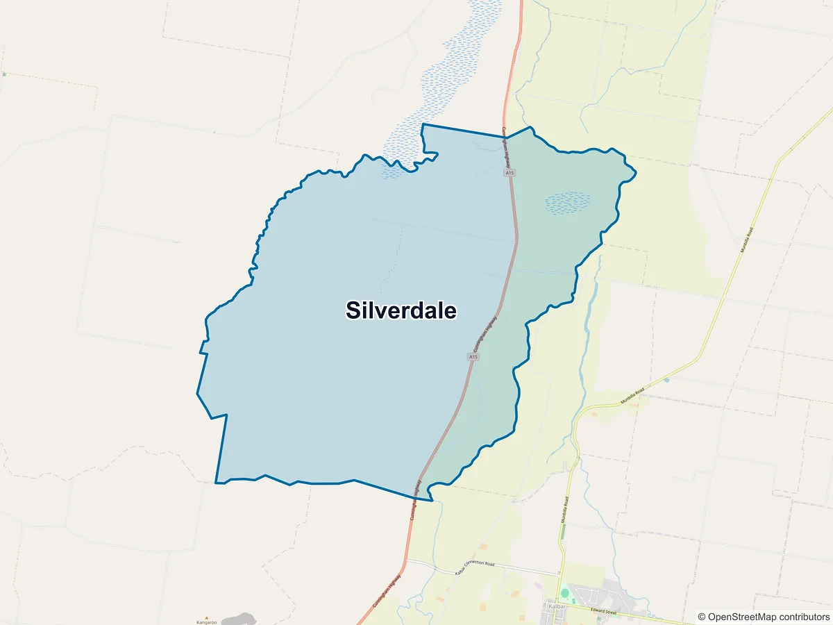 Map of Silverdale, QLD, Australia