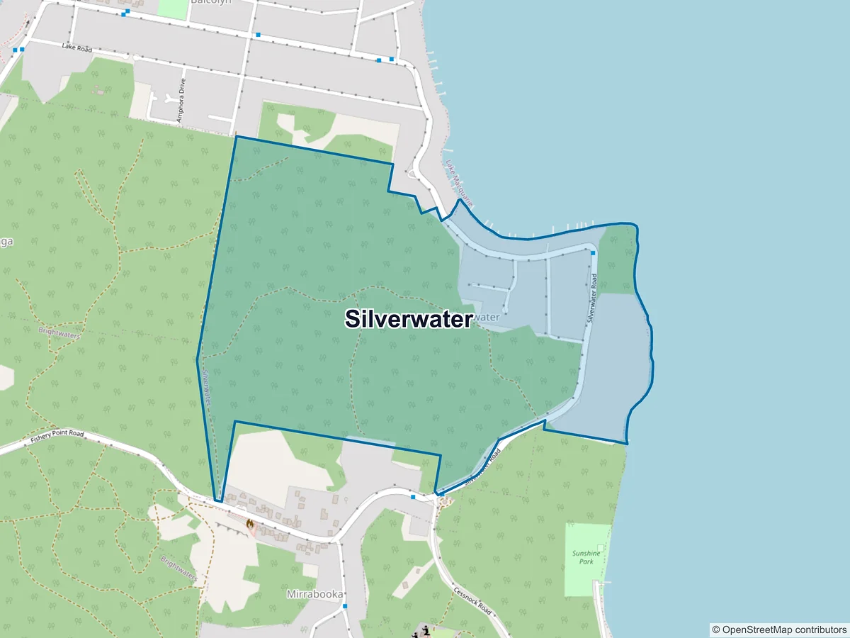 Map of Silverwater, NSW, Australia