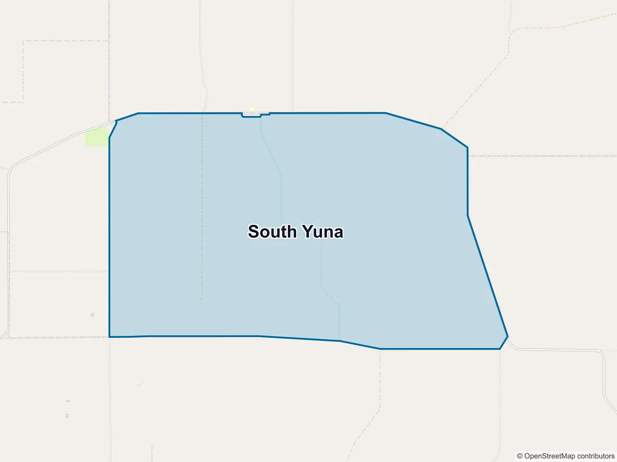 Map of South Yuna, WA, Australia