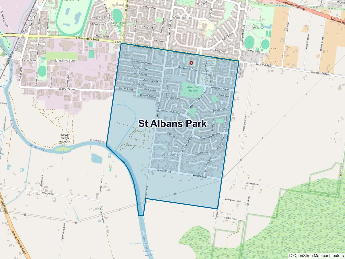 Map of St Albans Park, VIC, Australia