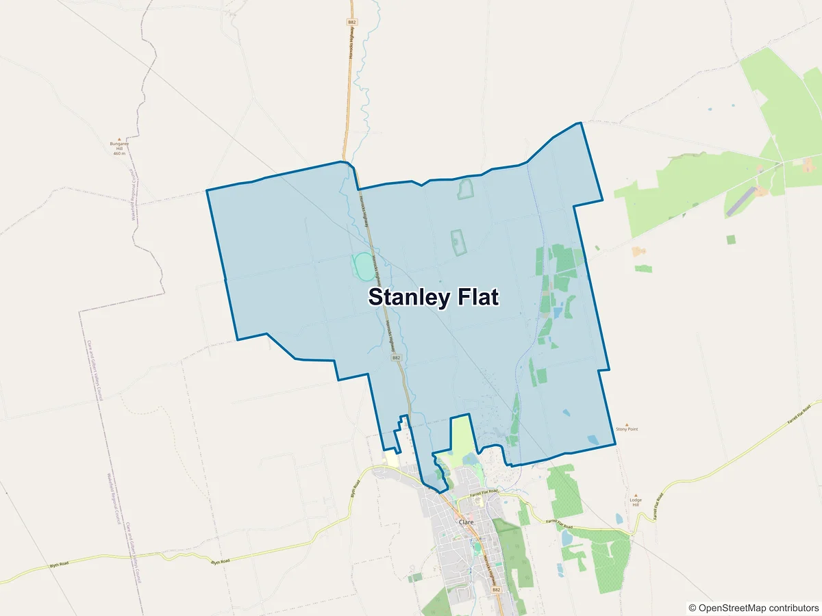 Map of Stanley Flat, SA, Australia