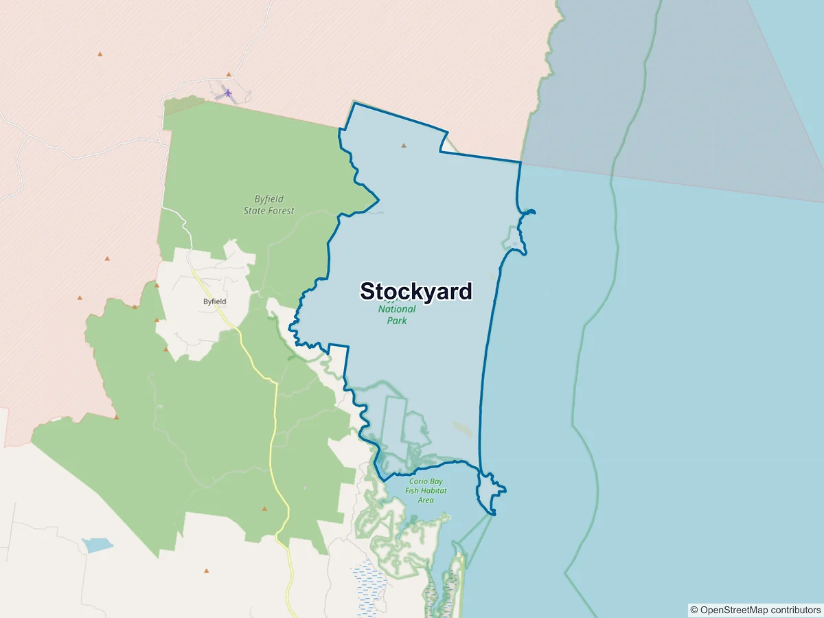 Map of Stockyard, QLD, Australia