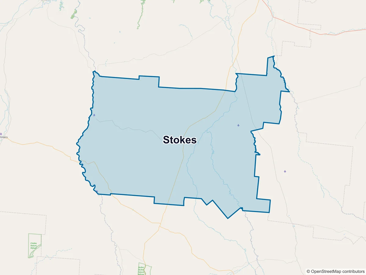 Map of Stokes, QLD, Australia