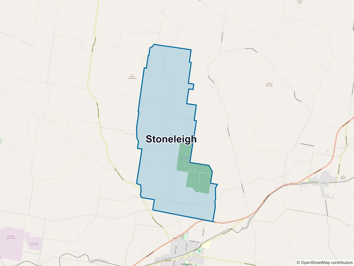 Map of Stoneleigh, QLD, Australia
