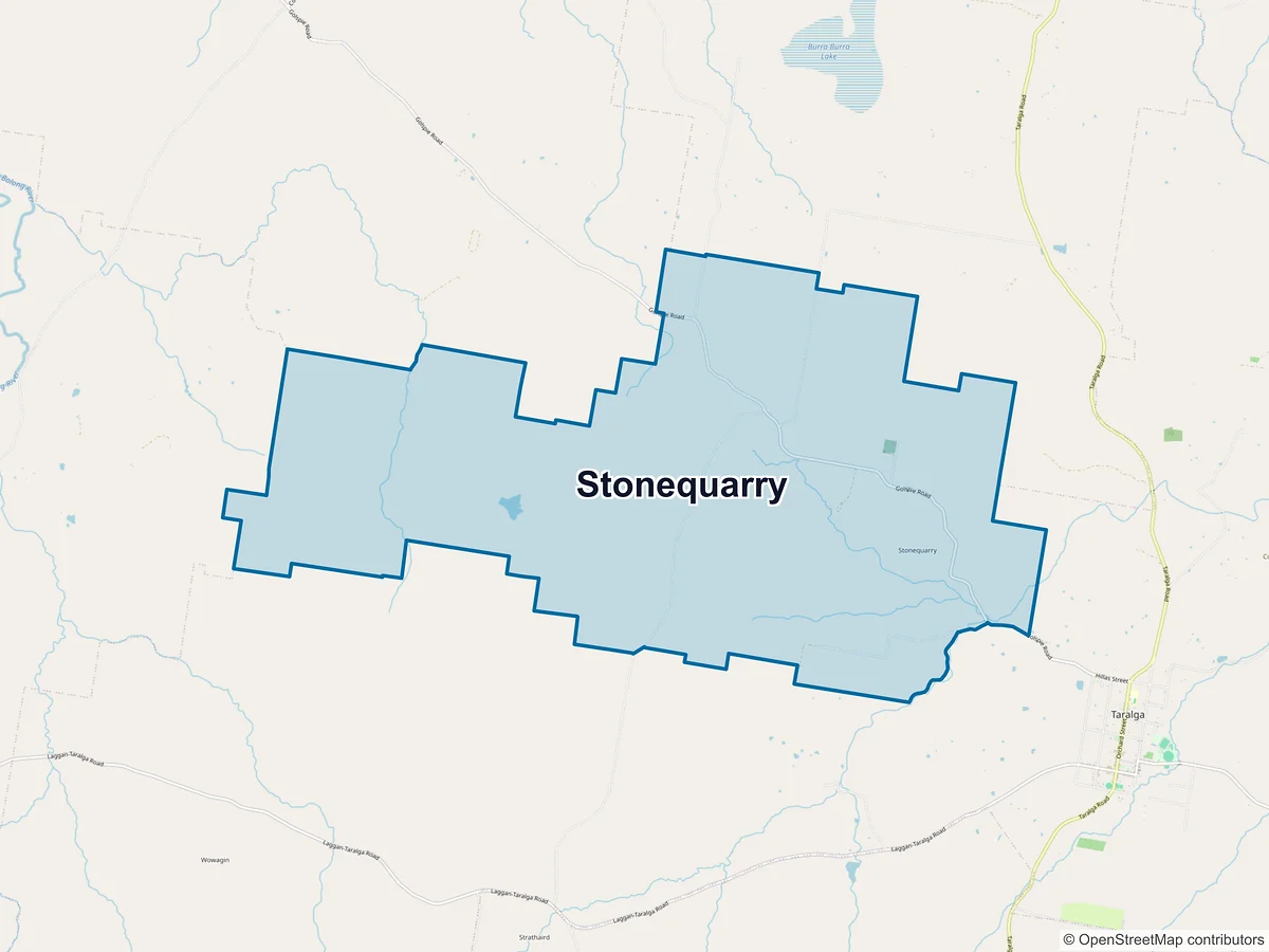 Map of Stonequarry, NSW, Australia