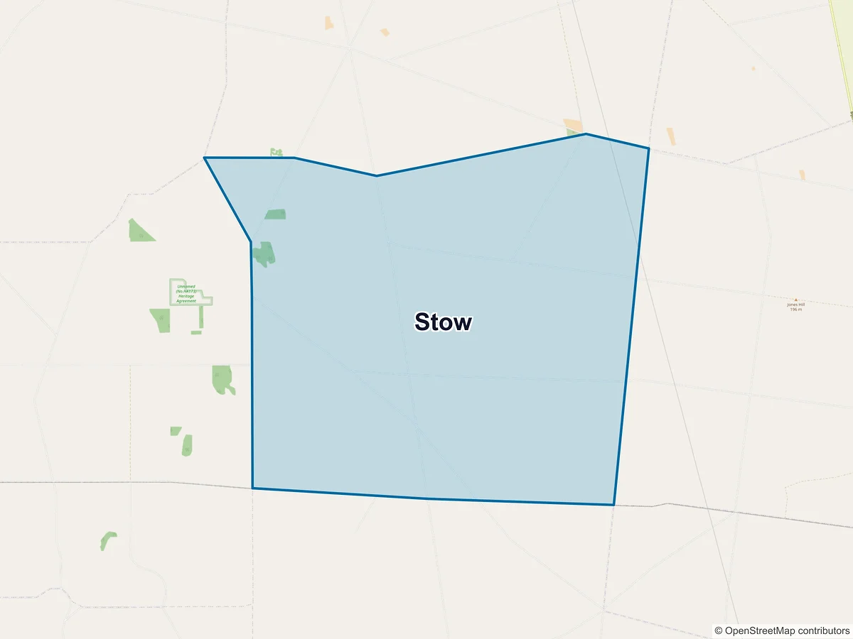 Map of Stow, SA, Australia