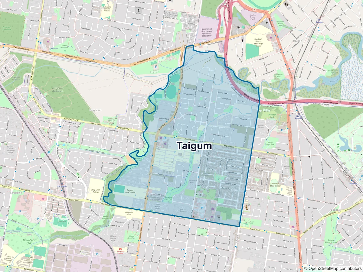 Map of Taigum, QLD, Australia