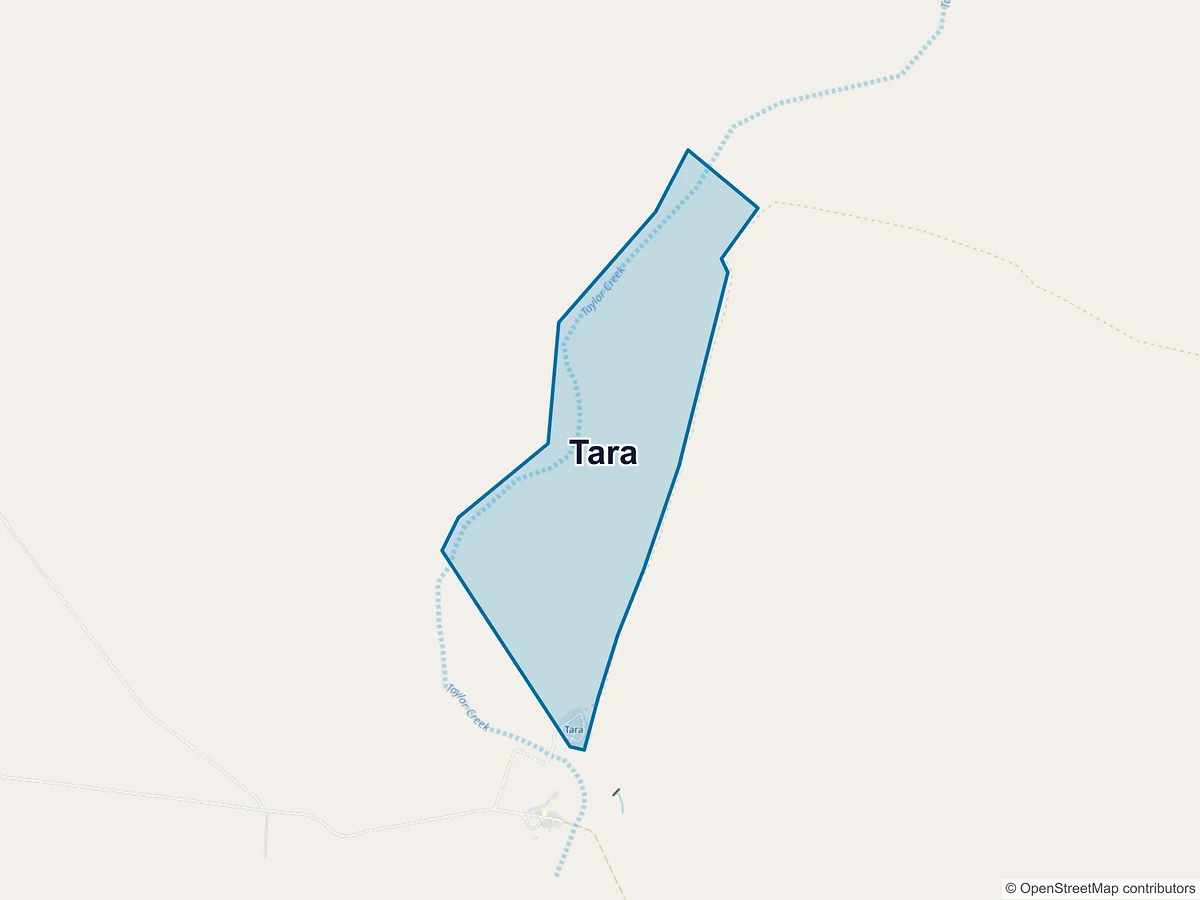 Map of Tara, NT, Australia