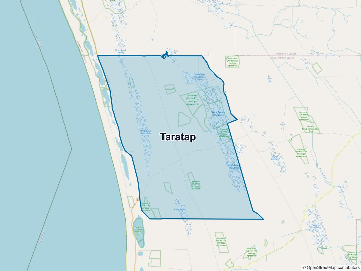 Map of Taratap, SA, Australia