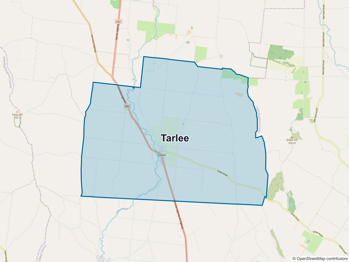 Map of Tarlee, SA, Australia