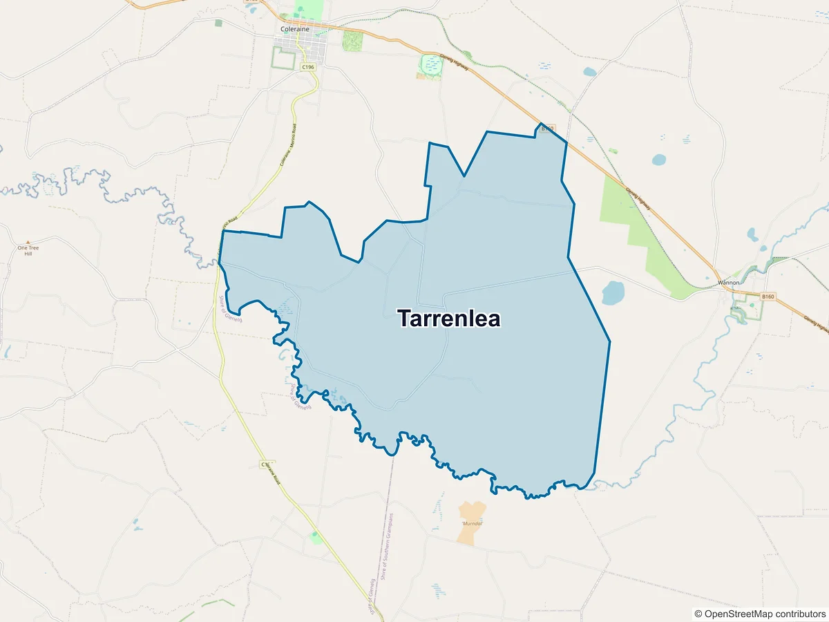 Map of Tarrenlea, VIC, Australia
