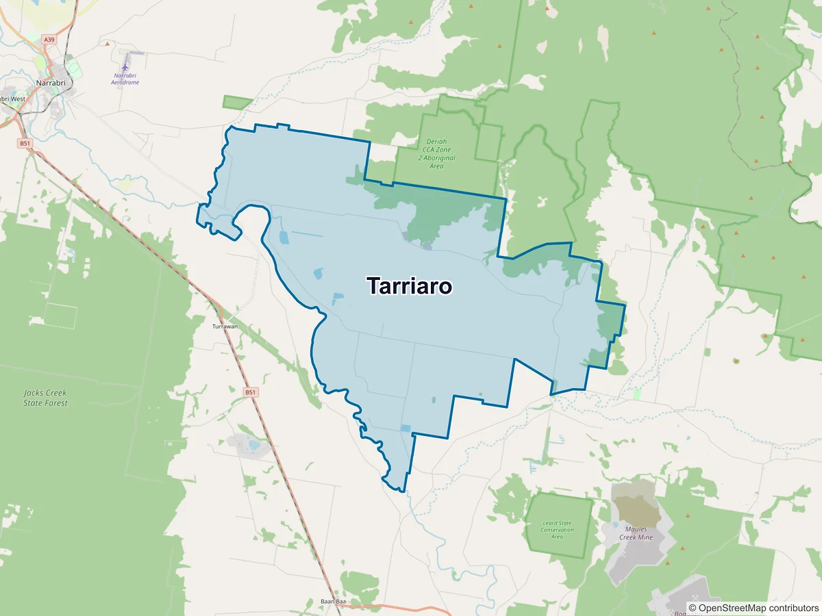 Map of Tarriaro, NSW, Australia