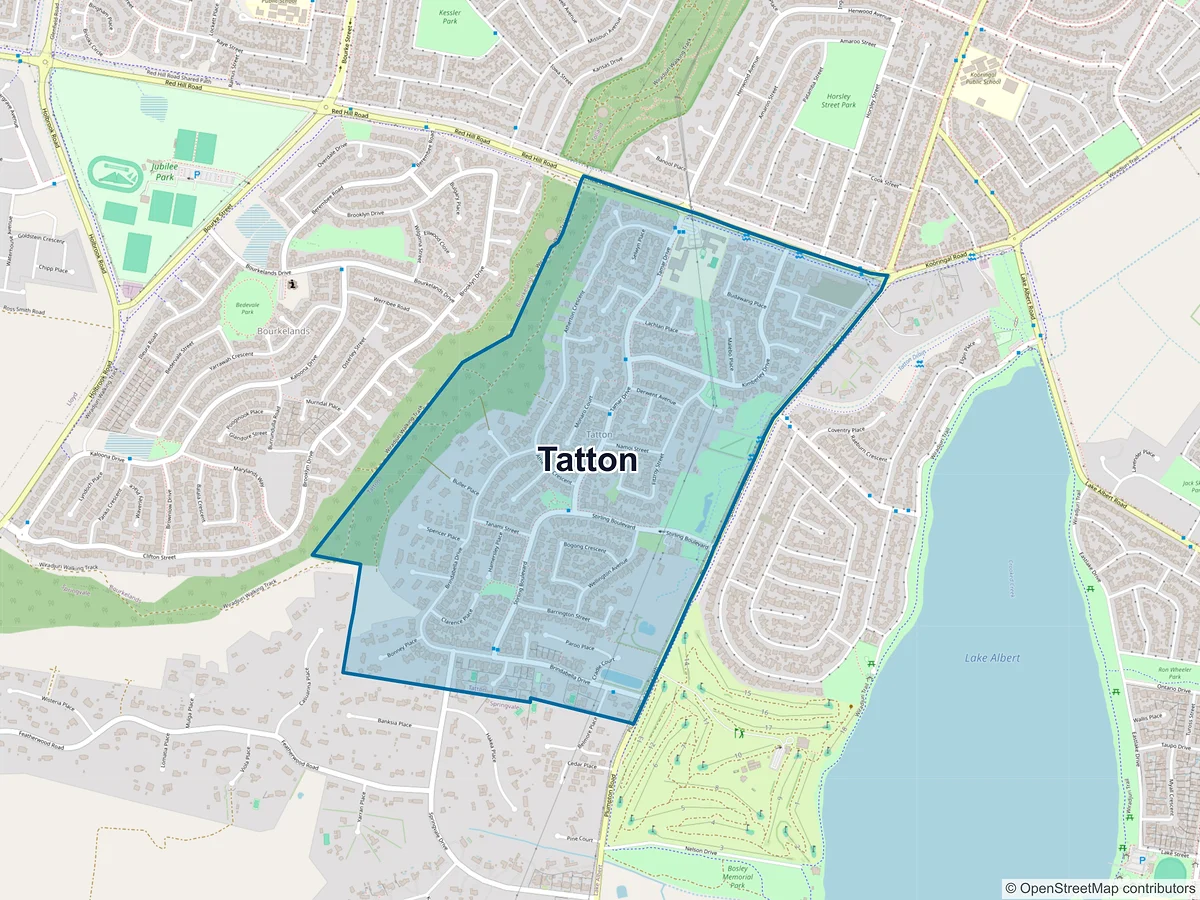 Map of Tatton, NSW, Australia