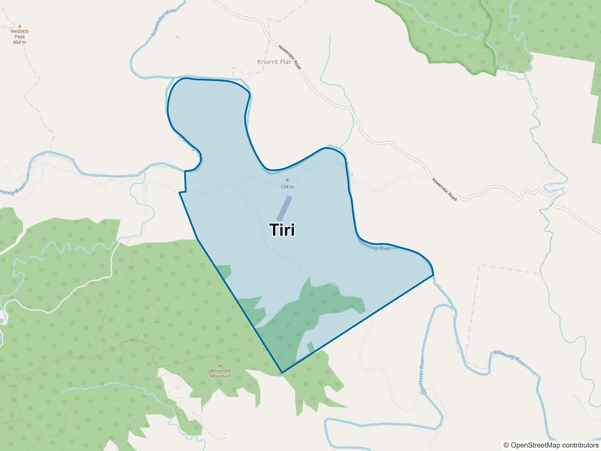 Map of Tiri, NSW, Australia